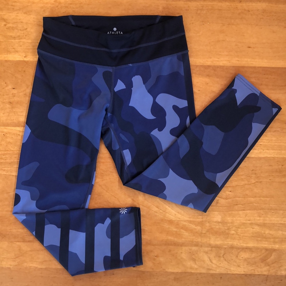 ATHLETA Camo Athletic Pants/ Leggings- Small